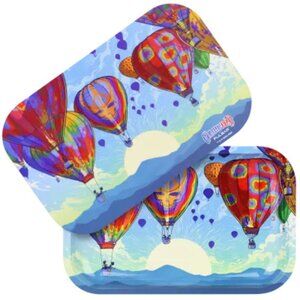 Grateful Dead Hot Air Balloon Rolling Tray w/Magnetic Lid ~ 11" x 7" ~Brand New!